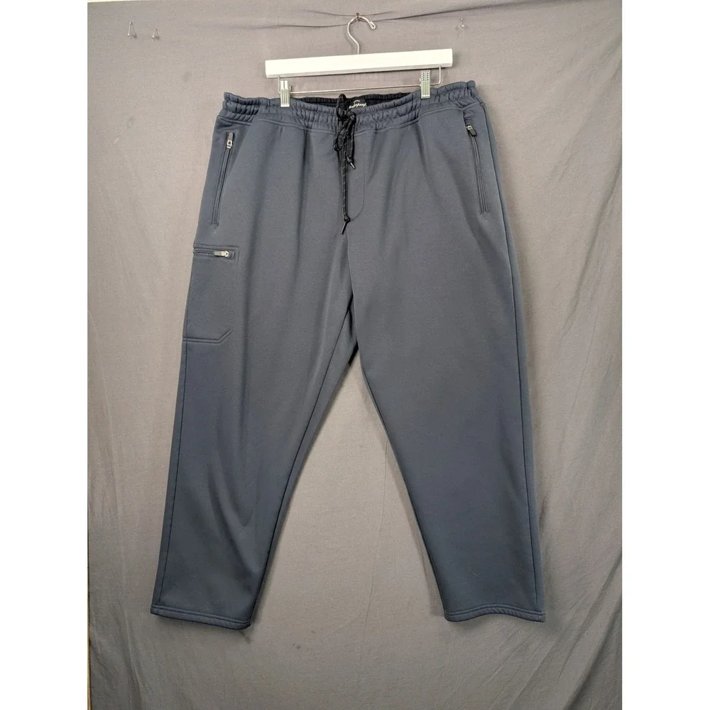 Weatherproof Vintage Mens Relaxed Fit Fleece Lined Jogger Pants Gray XXL 7240